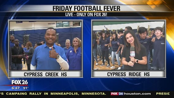 Friday Football Fever - Cypress Ridge and Cypress Creek High School