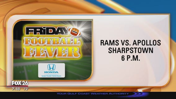 The Waltrip Rams and Sharpstown Apollos show their Friday Football Fever