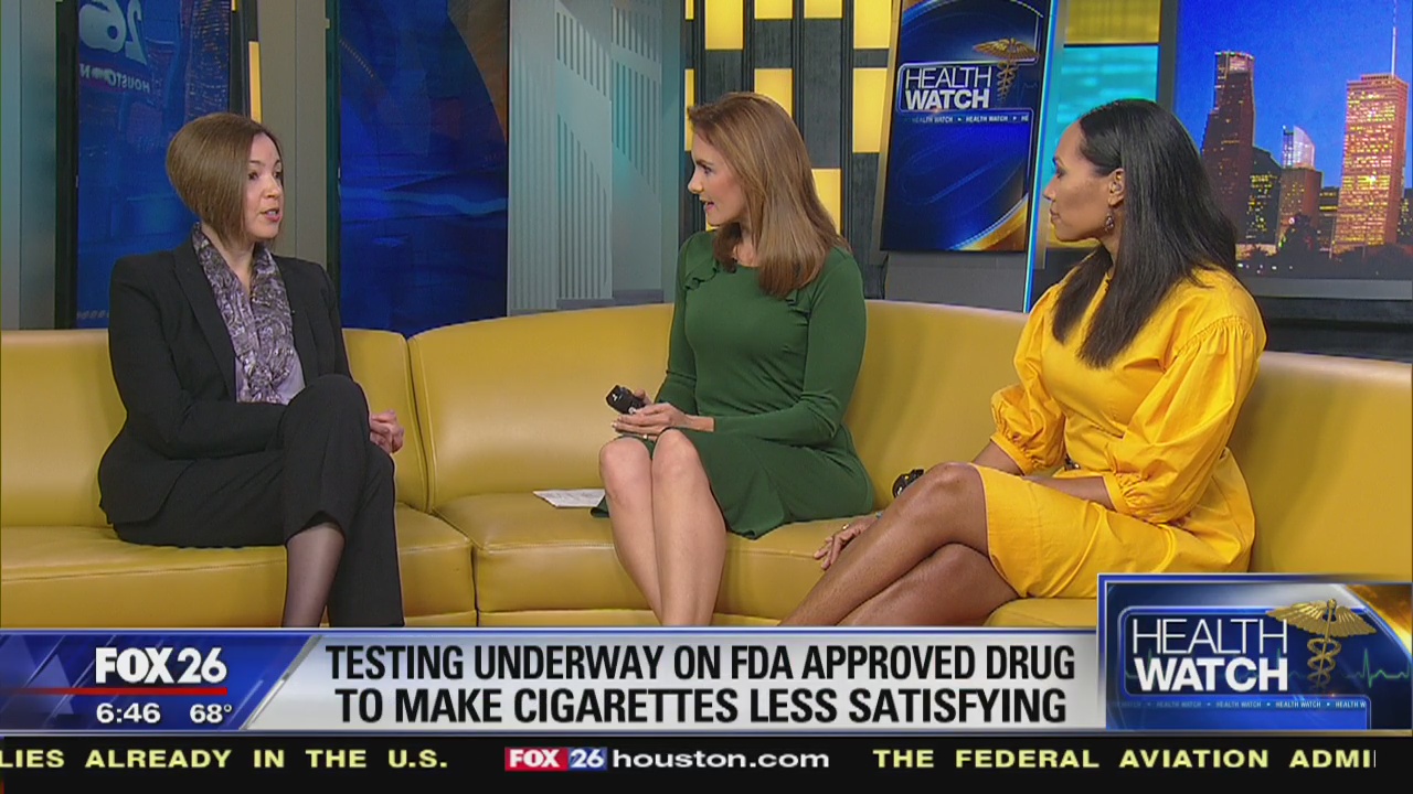 Testing underway on FDA approved drug to make cigarettes less satisfying