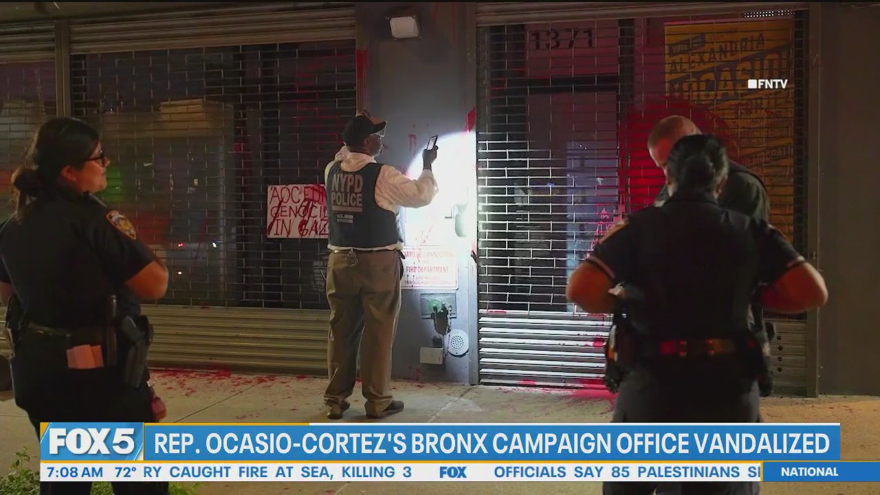 AOC campaign office vandalized