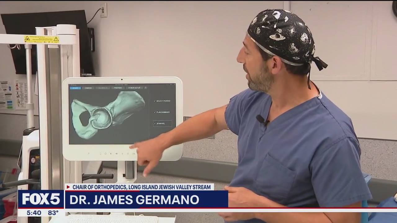 AI-assisted hip surgery helps Long Island woman walk again