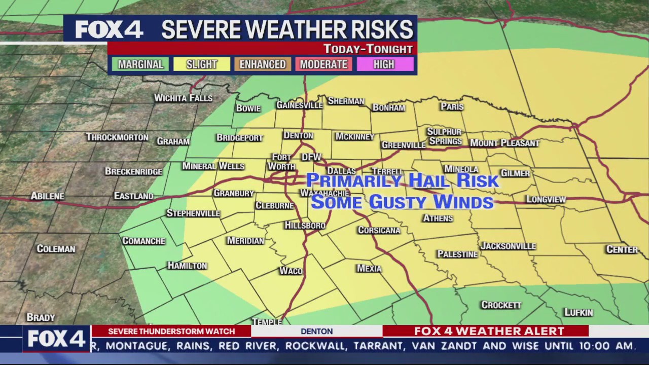 Dallas Weather: June 13 morning forecast