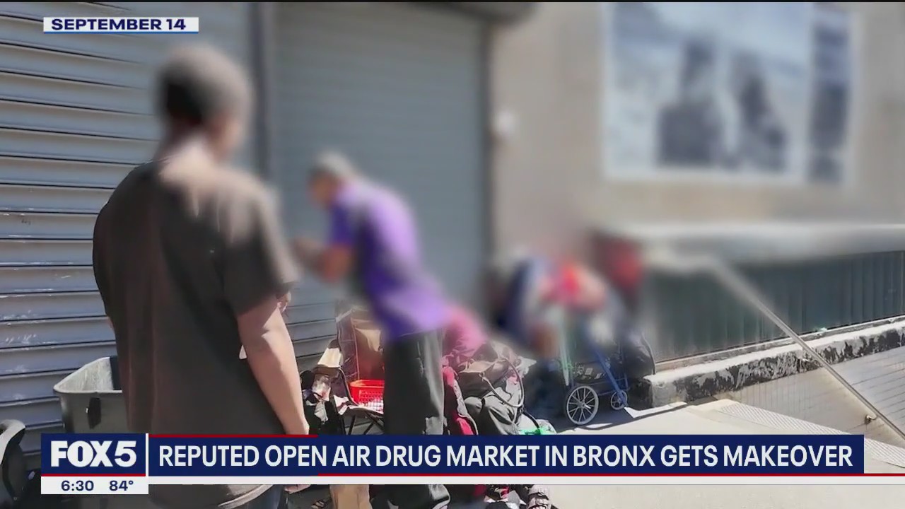 Open-air drug market in Bronx gets makeover
