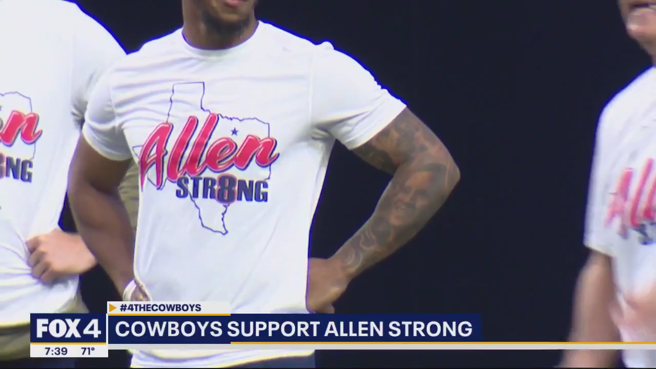 Dallas Cowboys support Allen Strong