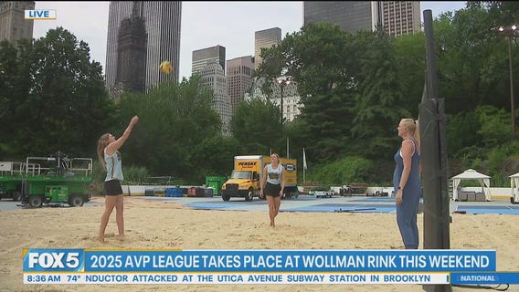 Top beach volleyball players to compete in Central Park