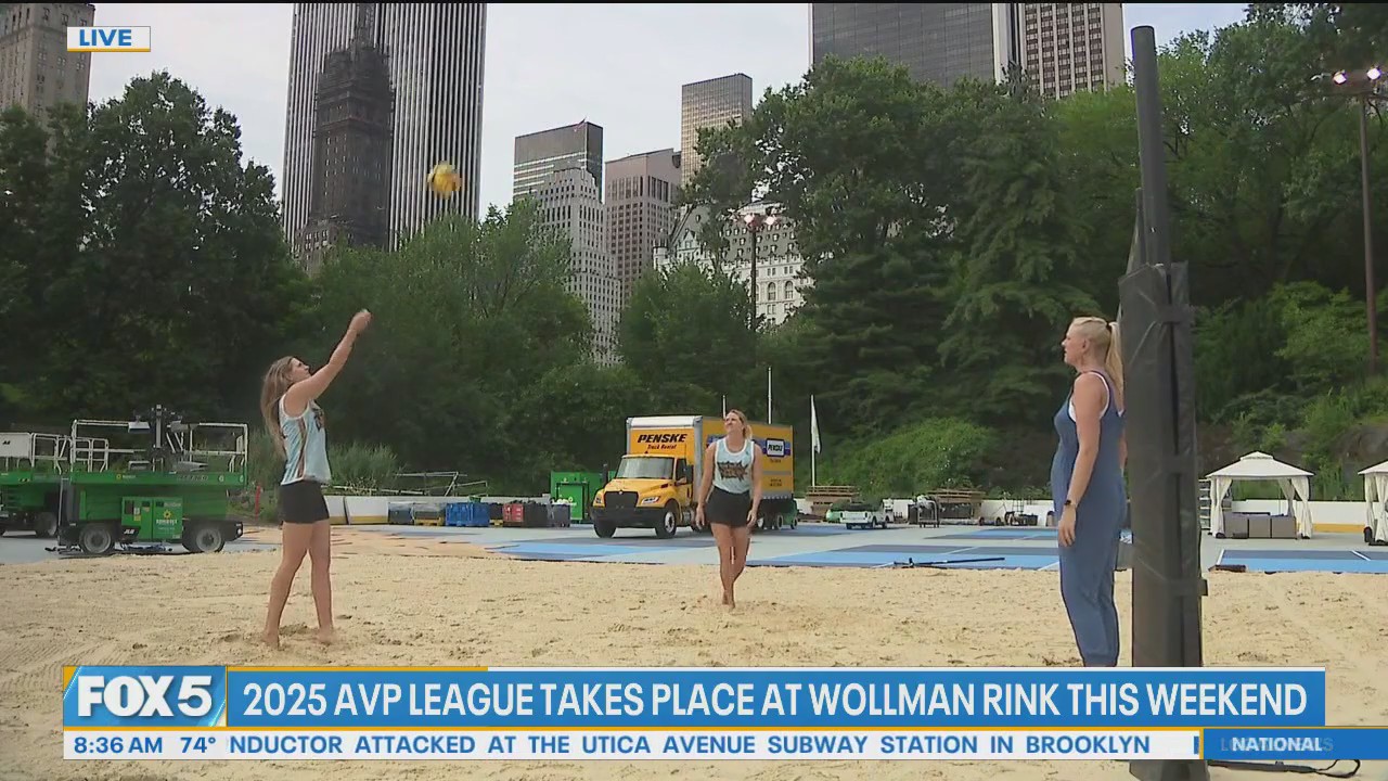 Top beach volleyball players to compete in Central Park