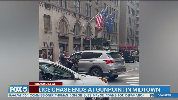 Reckless driver stopped at gunpoint in Midtown