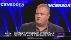 Houston Teachers Union withdrawals support for Mayor Turner over Prop B