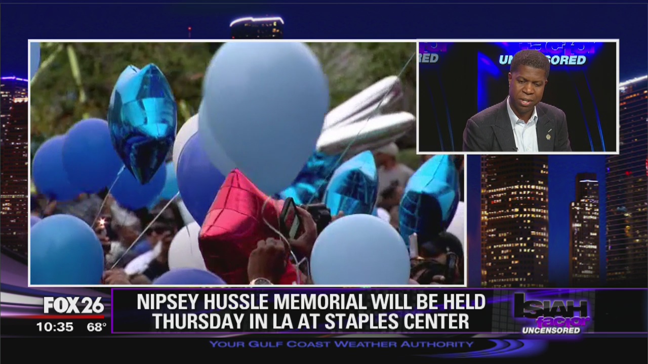 Nipsey Hussle memorial held Thursday in Los Angeles at Staples Center