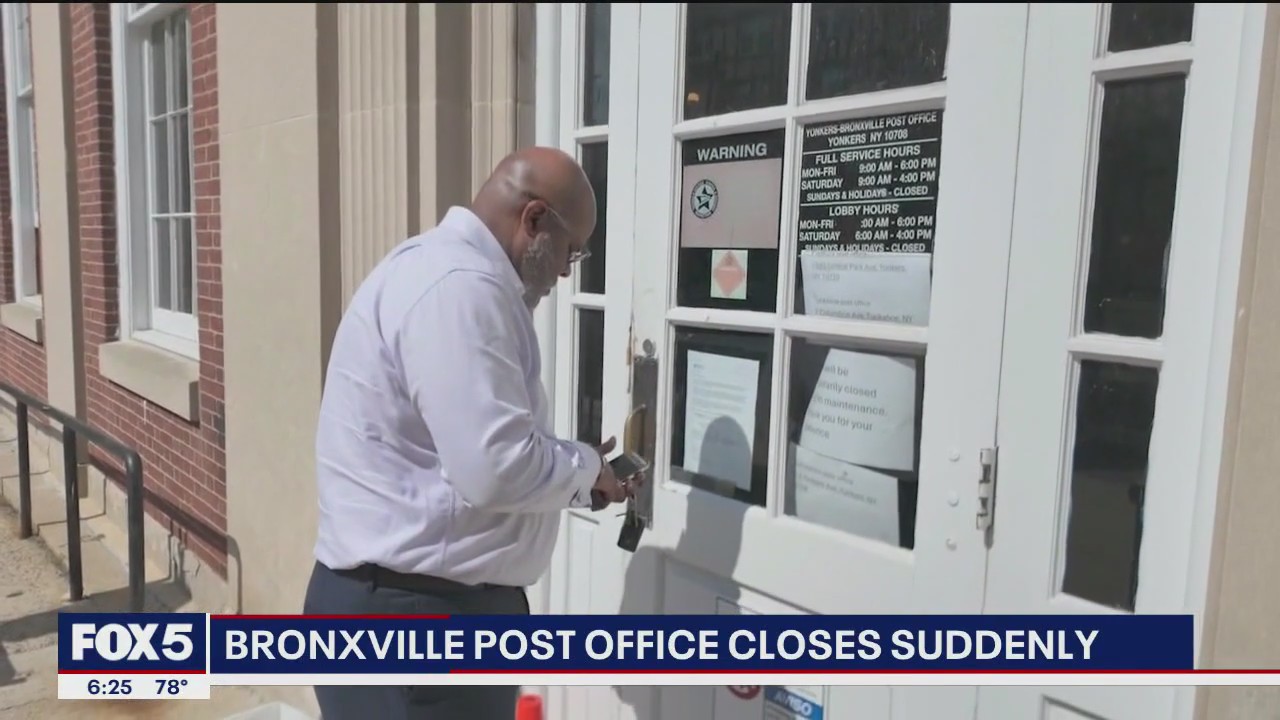 Bronxville Post Office suddenly closed
