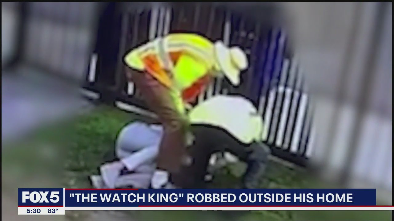 'Watch King' robbed outside his home