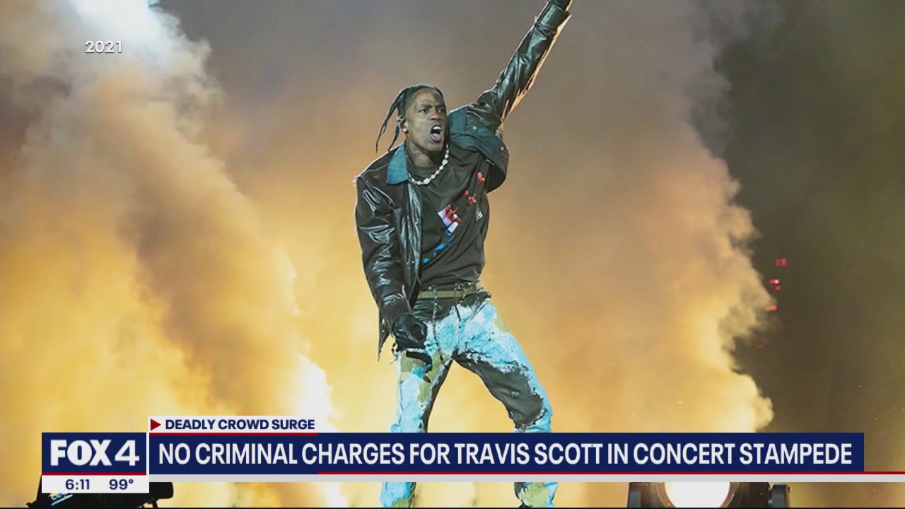 Travis Scott won't be charged for deadly stampede