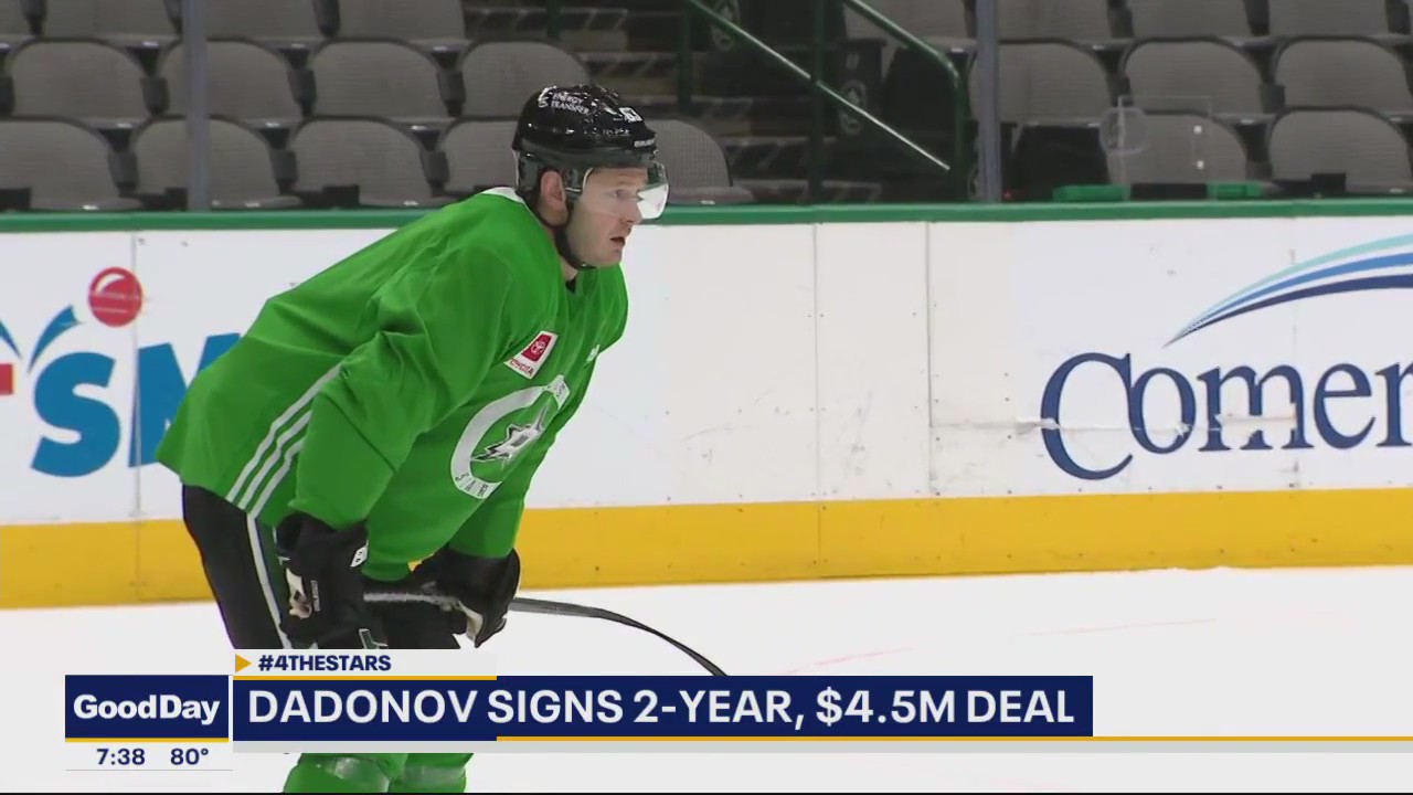 Stars sign deal with Dadonov, prepare for NHL Draft