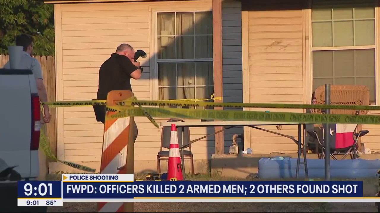 Fort Worth officers kill 2 armed men, 2 others injured | FOX 4 Dallas ...