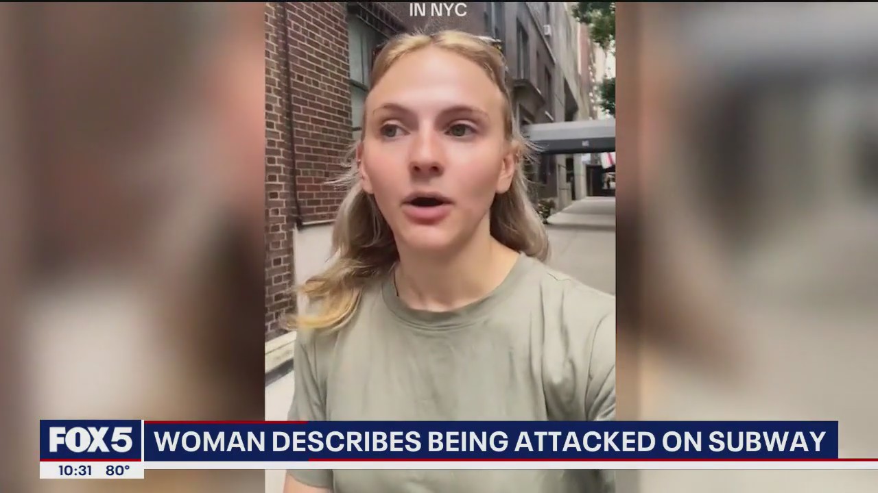 Woman punched in the head on NYC subway platform
