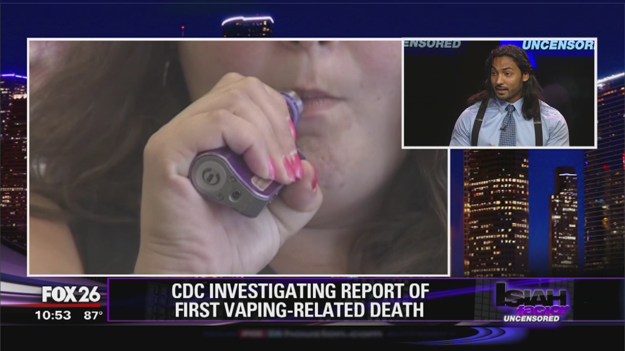 CDC investigating report of first vaping-related death