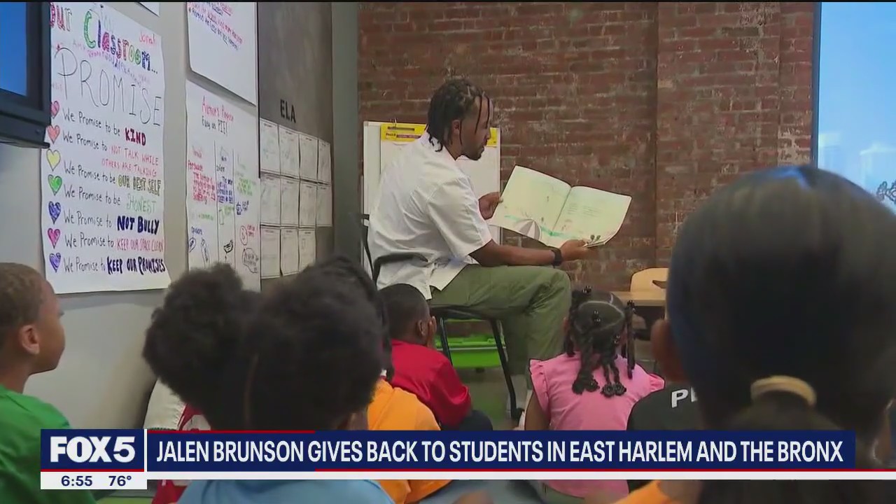 Jalen Brunson helps NYC students with charitable organization