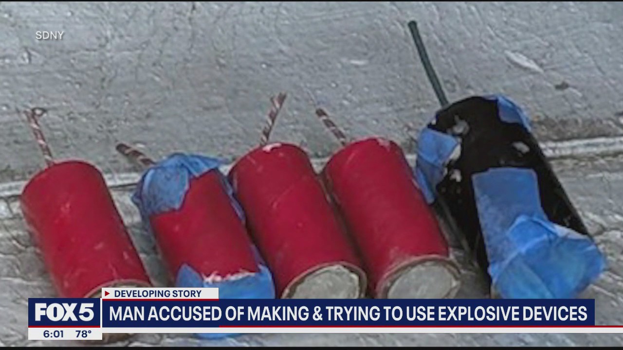 Long Island man accused of making explosives, putting them on subway tracks