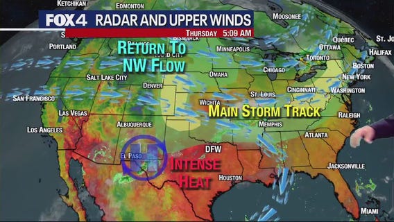 Dallas weather: July 13 morning forecast