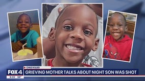 Grieving mom talks about night son, 7, was shot