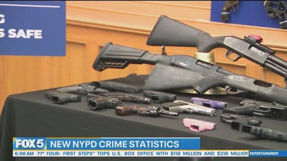 Adams, NYPD tout new crime stats