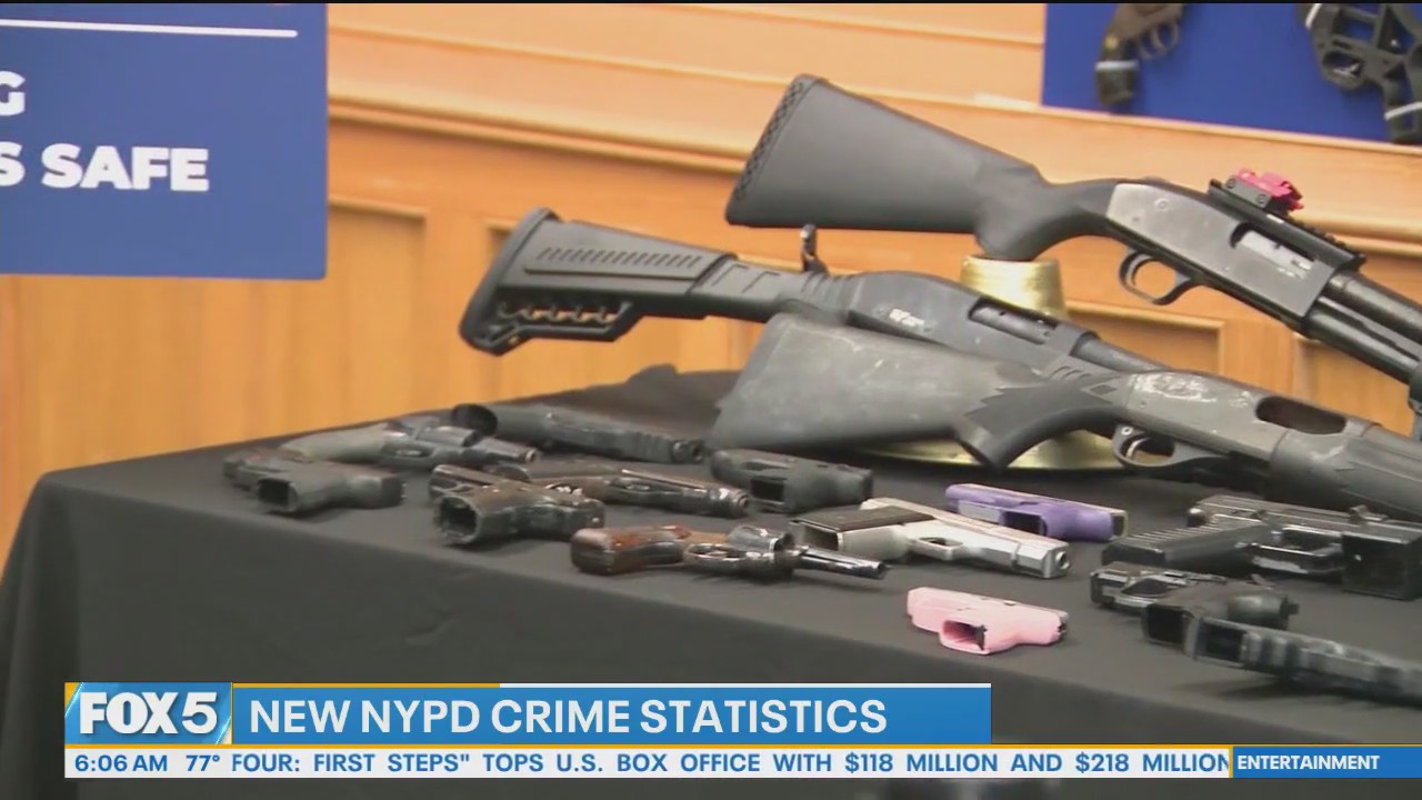 Adams, NYPD tout new crime stats