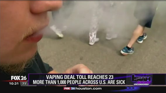 Vaping death toll reaches 23, more than 1,000 are sick