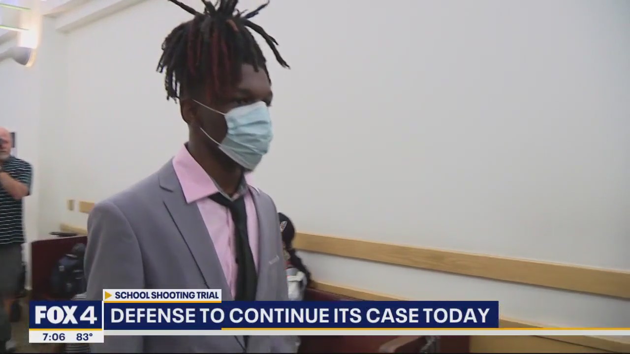 Defense to continue its case in school shooting trial