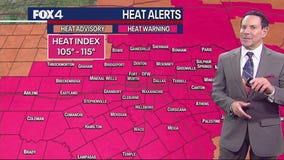Dallas Weather: July 19 morning forecast