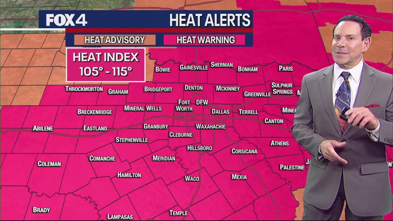 Dallas Weather: July 19 morning forecast