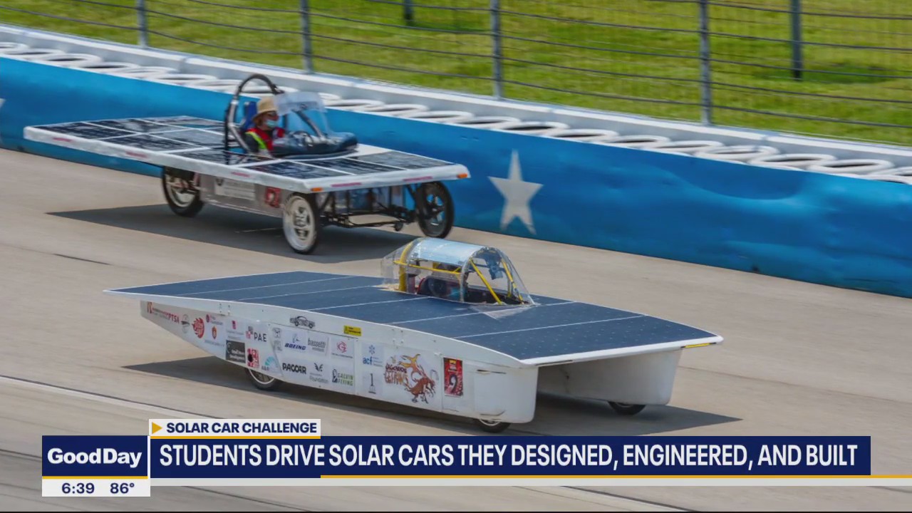 Students build solar powered cars from the ground up