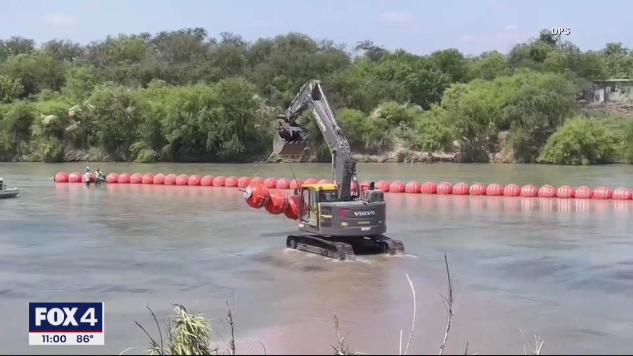 DOJ plans to sue Texas over floating border wall | FOX 4 Dallas-Fort Worth