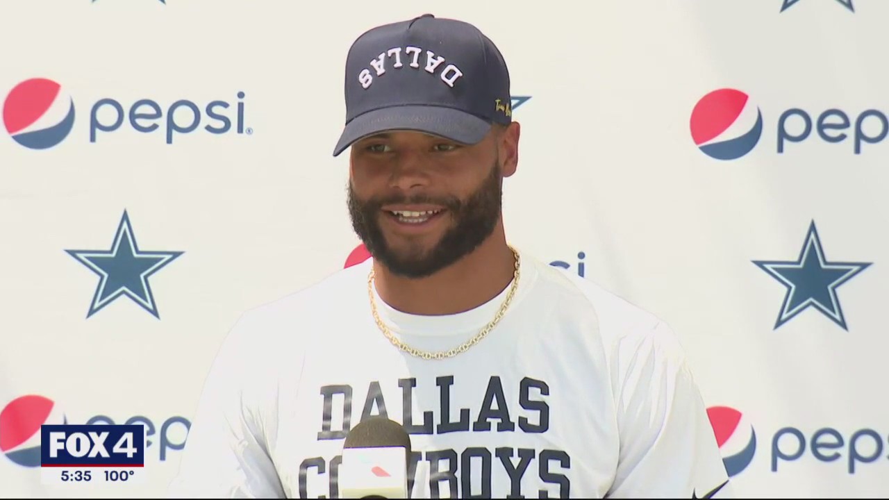 Dak Prescott speaks from Dallas Cowboys training camp