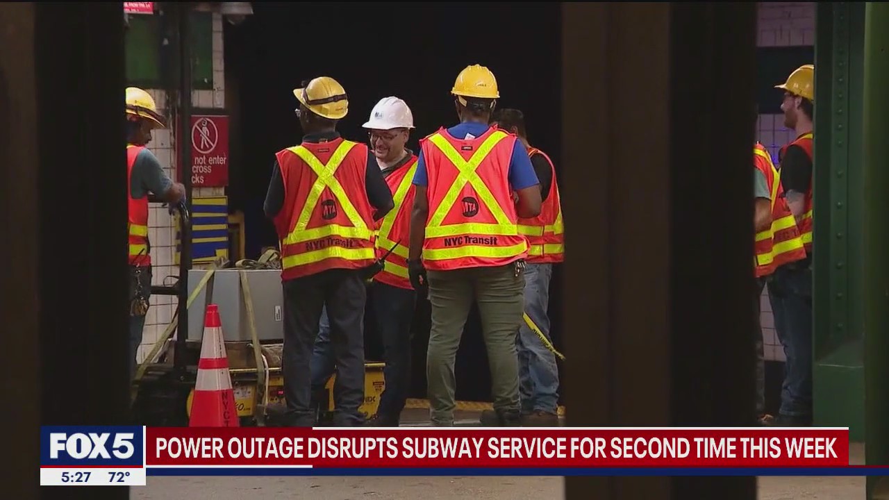 NYC subway delays due to power outage: Latest