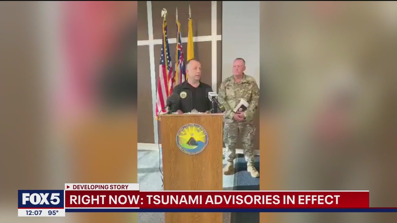 Tsunami advisory updates