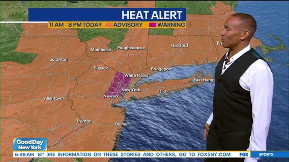 NYC heat wave weather forecast