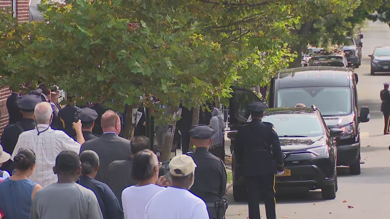 Family arrival for NYPD Officer Islam funeral