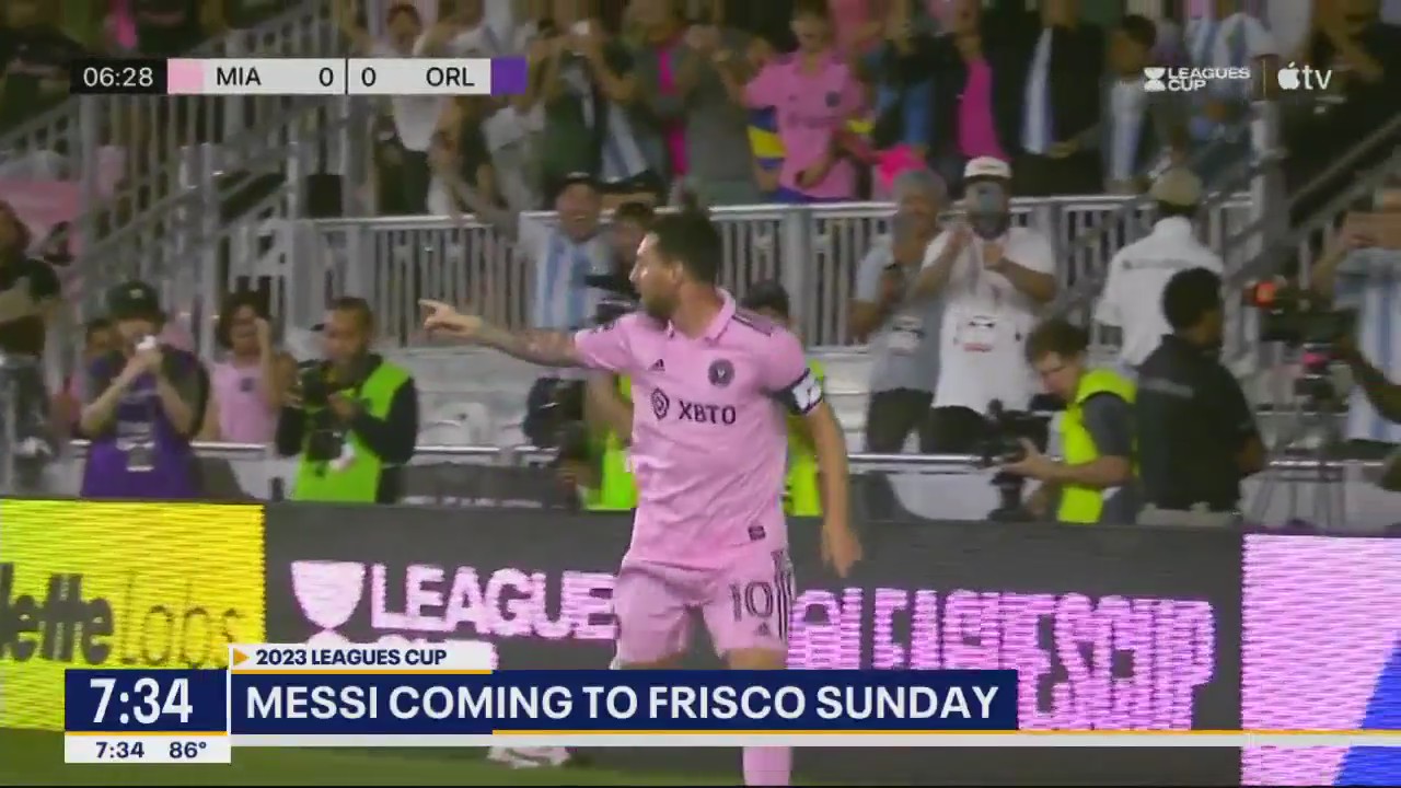 Lionel Messi to play in Frisco on Sunday
