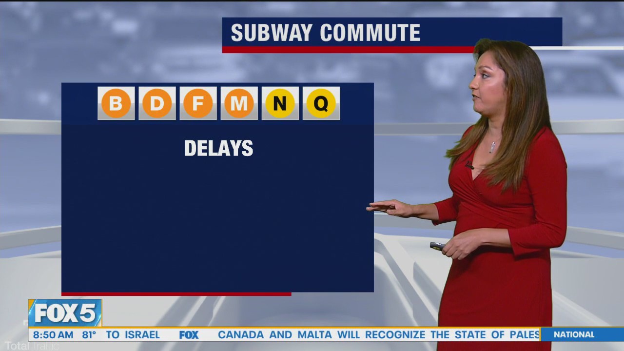 Major delays on the B, D, F, M, N, Q lines