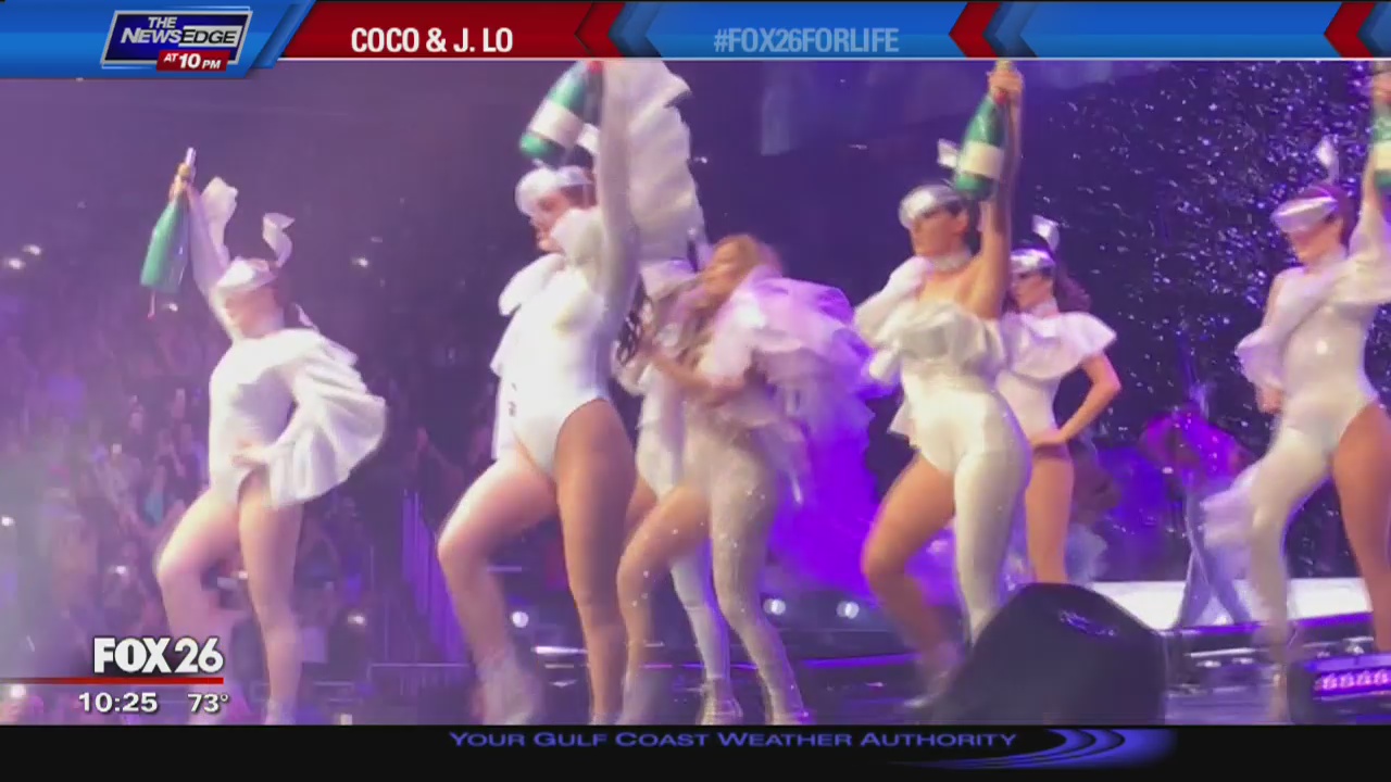 FOX 26's CoCo Dominguez enjoys the 'It's My Party' JLo tour before she sits down with the music icon
