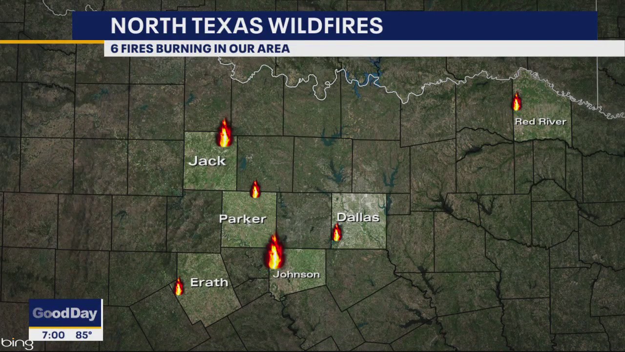 6 wildfires are now burning in North Texas | FOX 4 Dallas-Fort Worth