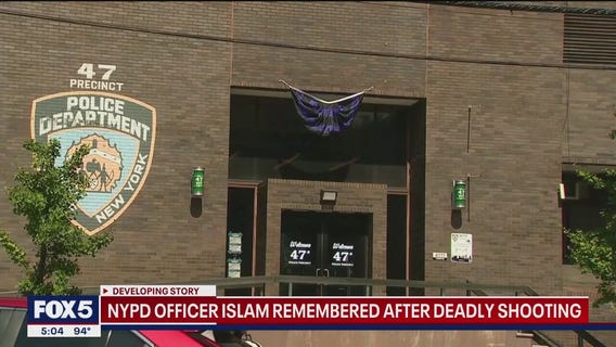 Dignified transfer of fallen NYPD officer, victim of NYC shooting