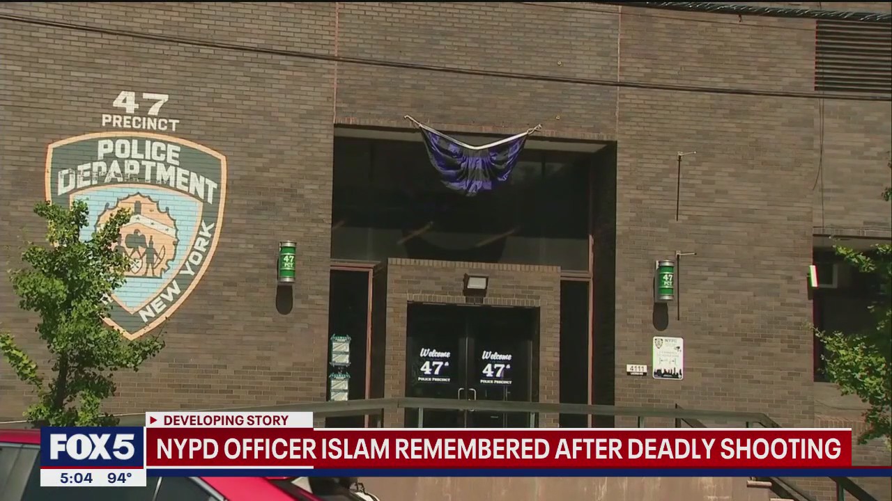 Dignified transfer of fallen NYPD officer, victim of NYC shooting