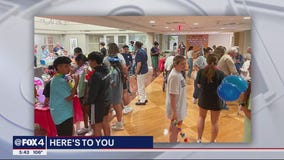 Bishop Lynch High students volunteer at retirement home