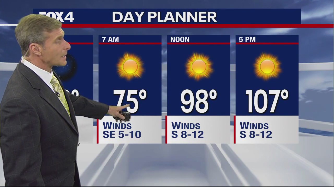 Dallas Weather: Aug 16 overnight forecast