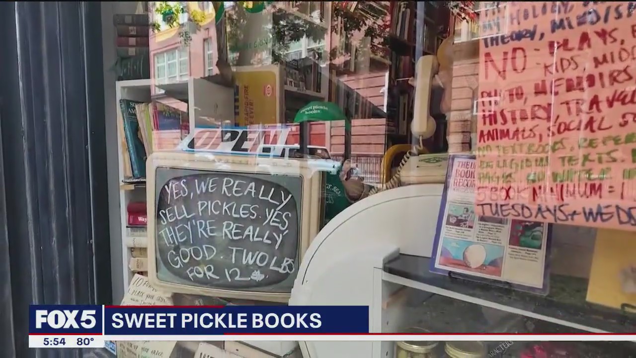 Lower East Side bookstore offers pickles in exchange for donated books