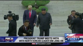 Trump steps into North Korea - What's Your Point?