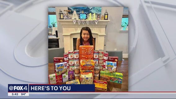 Girl, 11, uses birthday to collect food donations