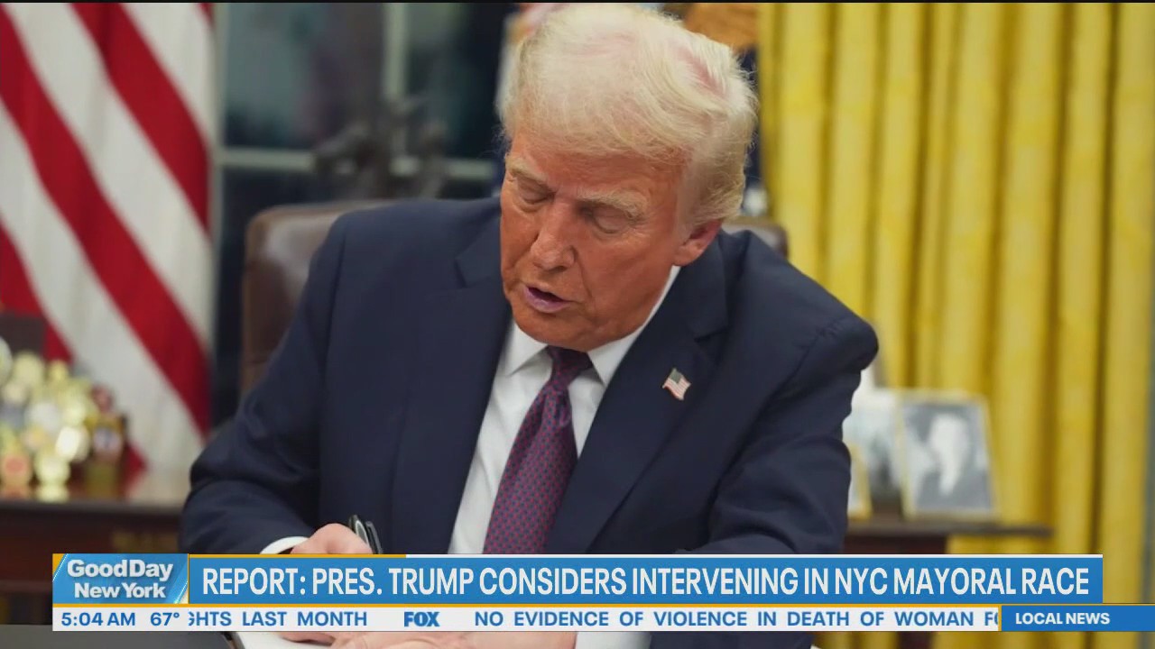 Trump considers intervening in NYC mayoral race: report