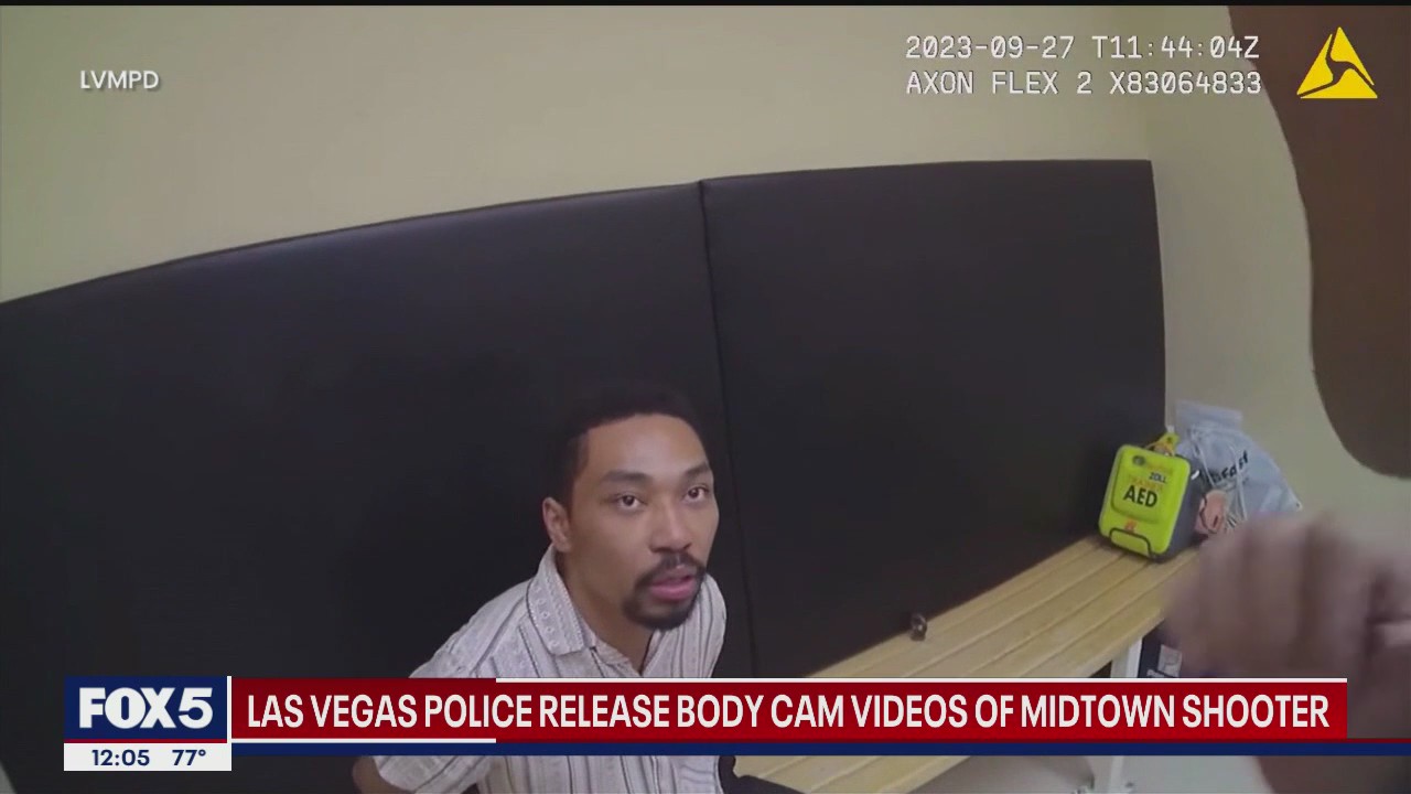 Las Vegas police release bodycam videos tied to New York shooter Shane Tamura